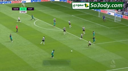 أهداف مباراة .. نيوكاسل 1 -2 توتنهام .. الدوري الانجليزي