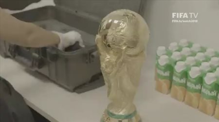 وصول كأس العالم إلى ملعب لوجنيكي