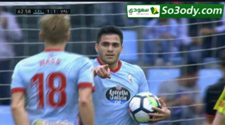 اهداف مباراة .. سيلتا فيغو 1 - 1 فالنسيا .. الدوري الاسباني