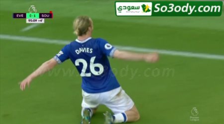 اهداف مباراه .. إيفرتون 1- 1 ساوثهامتون .. الدوري الانجليزي