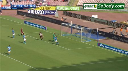 أهداف مباراة .. نابولي 2 - 2 تورينو .. الدوري الايطالي