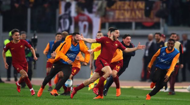 ريمونتادا إيطالية.. مفاجأة روما تطيح ببرشلونة من دوري الأبطال