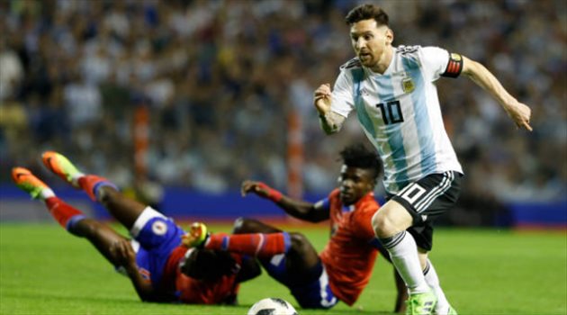 ميسي يقود الأرجنتين لفوز عريض أمام هاييتي استعدادا للمونديال