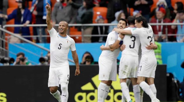 عيش المونديال| تعديل دفاعي في تشكيل أوروجواي قبل مباراة روسيا