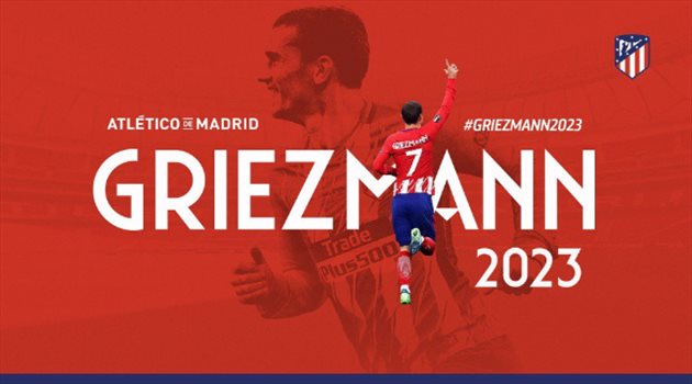 رسميا.. أتليتكو مدريد يقطع الطريق على برشلونة ويجدد عقد جريزمان