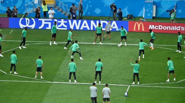 عيش المونديال| الأخضر يختتم استعداداته للأوروجواي بـ"تدريبات ترفيهية"