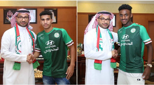 صور.. الاتفاق يتعاقد مع الثنائي "محنشي والغامدي" لمدة 5 مواسم