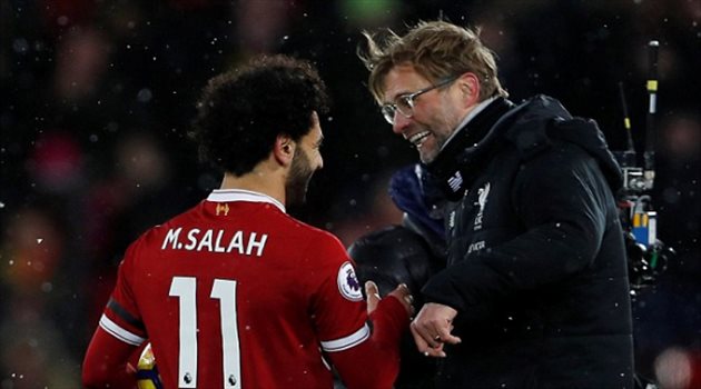  منافس السعودية| كلوب يطمئن على صلاح.. ويطالبه بعدم التسرع في العودة من الإصابة