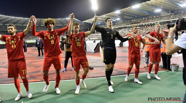 منافس السعودية| حارس بلجيكا يشيد بنجم الفراعنة.. ويتمنى عودة صلاح