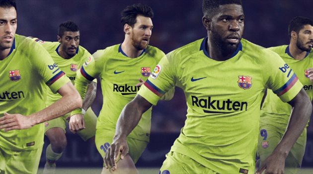 برشلونة يكشف عن القميص الاحتياطي للموسم الجديد
