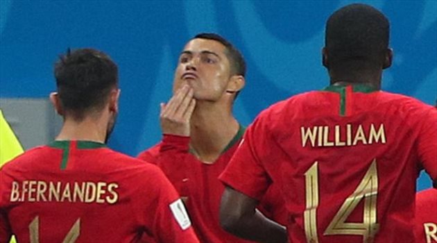  عيش المونديال| تعرف على سبب احتفال رونالدو الغريب أمام إسبانيا