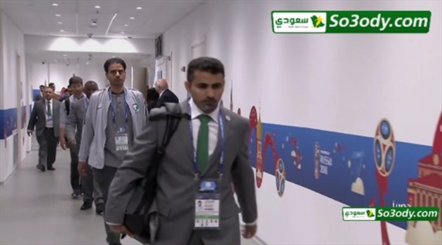 عيش المونديال| وصول منتخبنا السعودي إلى ملعب مباراته أمام روسيا