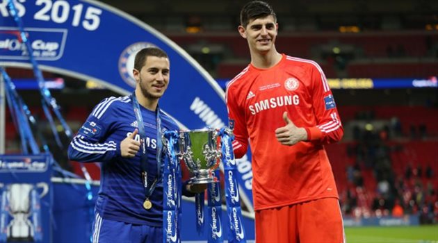  تشيلسي يحسم مصير كورتوا وهازارد من الانتقال إلى ريال مدريد