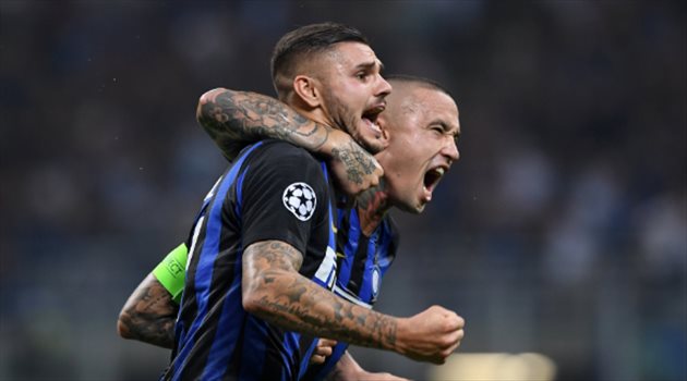 ريمونتادا انتر تنقذه من الخسارة الأولى أمام توتنهام