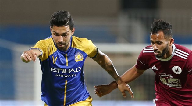جماهير النصر تختار البرازيلي بيتروس أفضل لاعب في مباراة الفيصلي