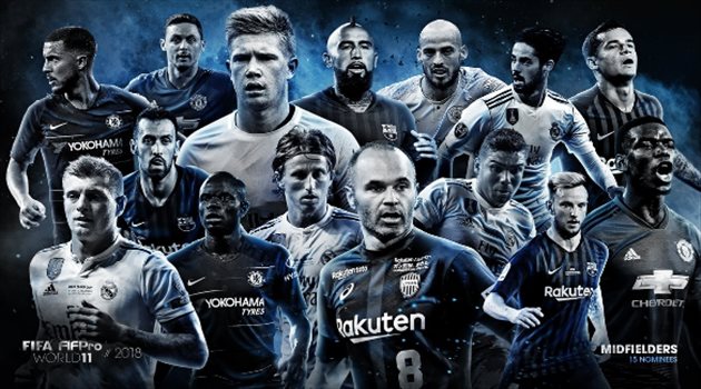 ترشيح 15 لاعب وسط لتشكيل الموسم.. مودريتش وبوجبا وكانتي الأبرز