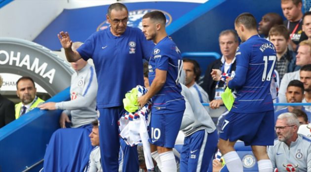 الدوري الإنجليزي| مدرب تشيلسي يكشف سبب وجود هازارد مع البدلاء