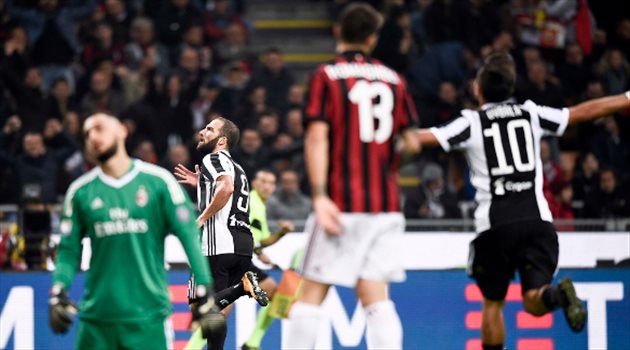 كلاسيكو إيطاليا| رونالدو يقود هجوم يوفنتوس وهيجواين أساسيا مع ميلان