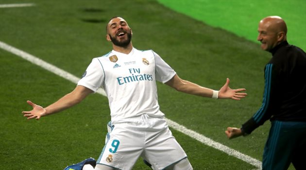 نهائي الأبطال| في 3 دقائق.. بنزيمة يفتتح أهداف الريال وماني يعادل لليفربول