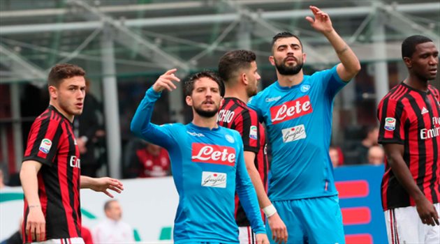 التعادل السلبي يسيطر على قمة ميلان ونابولي ويقرب الدوري من يوفنتوس