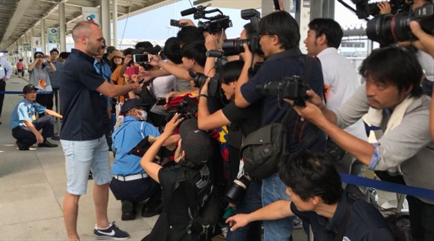 استقبال بسيط من جماهير فيسيل الياباني لإنيستا