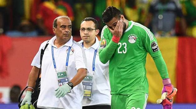 منافس السعودية| حارس الفراعنة يغيب عن المونديال