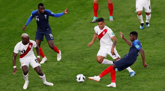 عيش المونديال| أرقام تاريخية لـ"ثلاثي فرنسا" بعد الفوز على بيرو