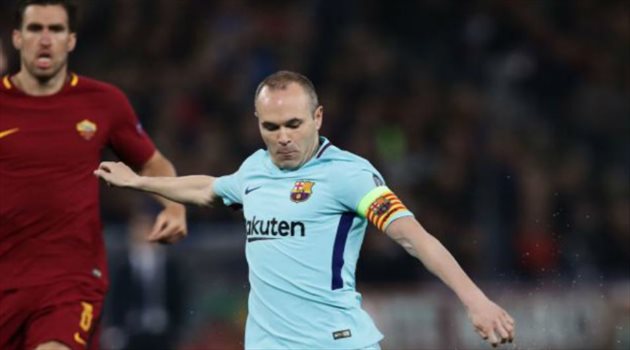  انيستا يلمح إلى رحيله عن برشلونة بعد الخروج المخيب أمام روما