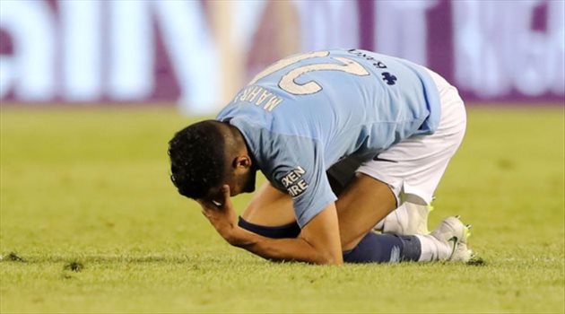 جوارديولا يقلل من خطورة إصابة رياض محرز أمام بايرن ميونخ