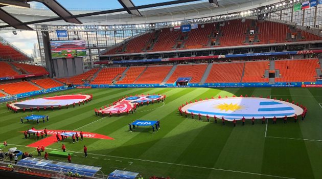 عيش المونديال| شاهد تجهيزات ملعب مباراة مصر وأوروجواي