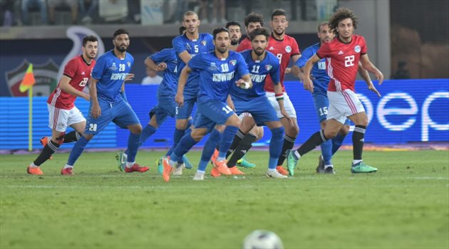 منافس السعودية| مصر تتعادل مع الكويت في مهرجان اعتزال "بشار عبد الله"