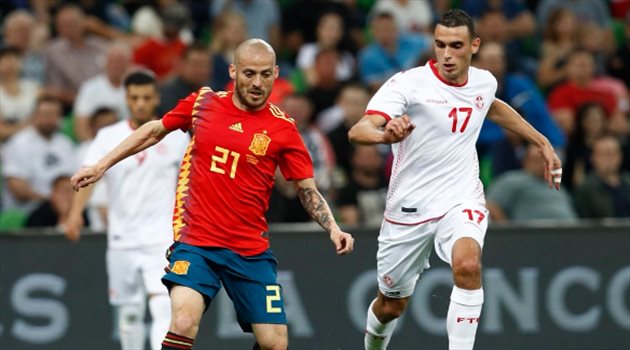 بالفيديو| تونس تسقط أمام إسبانيا بهدف نظيف وديا