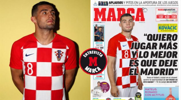 كوفاسيتش يريد الرحيل عن ريال مدريد