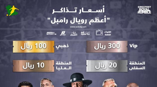 تعرف على كل ما يخص عرض "أعظم رويال رامبل" بالسعودية