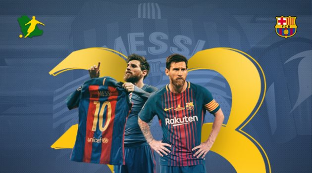 ليونيل ميسي ملك التتويجات في تاريخ برشلونة بـ 33 لقبا