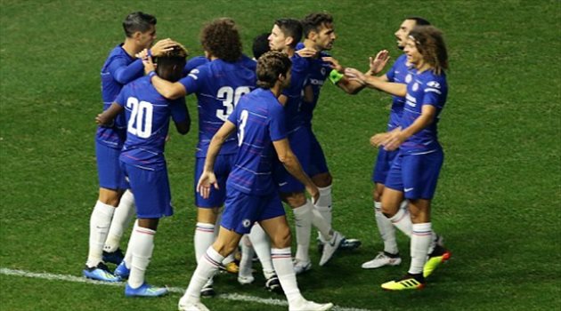 تشيلسي يحقق فوزا ضعيفا أمام بيرث الأسترالي في أول مباريات ساري.. فيديو