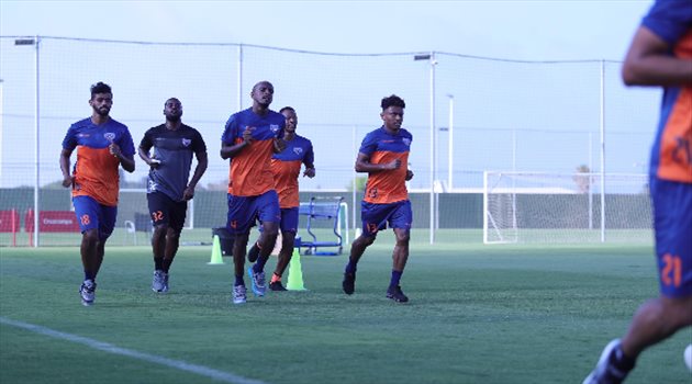 الفيحاء يجري تمارين استرجاعية بعد ودية نيوكاسل&lrm;