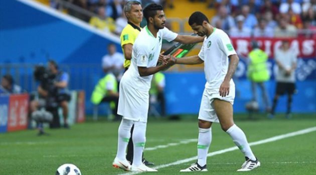 تيسير الجاسم وحسين المقهوي في مباراة السعودية وأوروجواي عيش المونديال| جستنيه يتوقع فوز مصر أمام السعودية