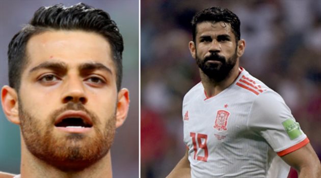 عيش المونديال| مدافع إيران: دييجو كوستا سب كل أفراد عائلتي