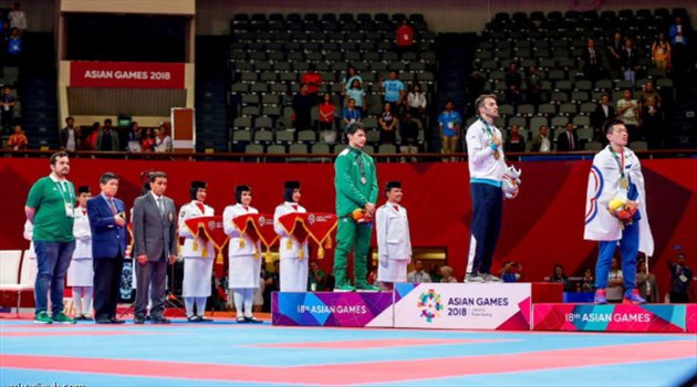 أسياد آسيا| تركستاني يحصد فضية الكاراتيه