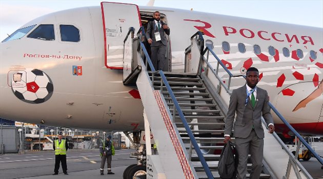 صور| بعثة الأخضر تصل إلى موسكو استعدادا للمباراة الافتتاحية بالمونديال