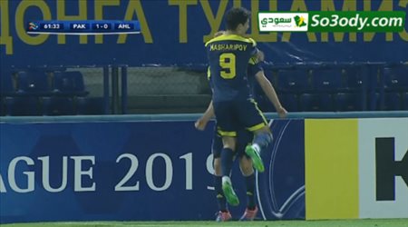 اهداف مباراة .. باختاكور  1 - 0	الأهلي .. دوري أبطال آسيا