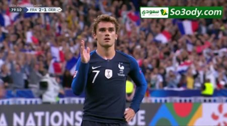 جريزمان يحرز الهدف الثاني لفرنسا في ألمانيا .. دوري الأمم الأوروبية