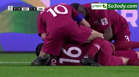 اهداف مباراة .. قطر 1 - 0 العراق .. كأس اسيا