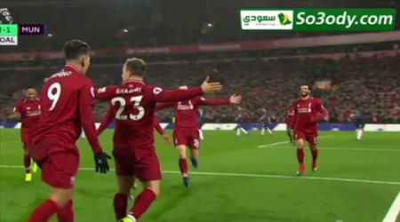 اهداف مباراة .. ليفربول 3 - 1 مانشستر يونايتد  .. الدوري الإنجليزي