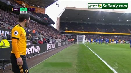 أهداف الشوط الاول .. وولفرهامبتون 2 -0 ليستر سيتي .. الدوري الانجليزي