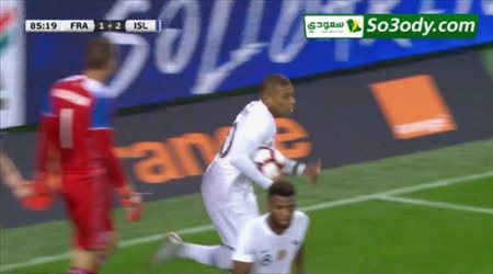 أهداف مباراة .. فرنسا 2 - 2 ايسلندا .. مباراة ودية
