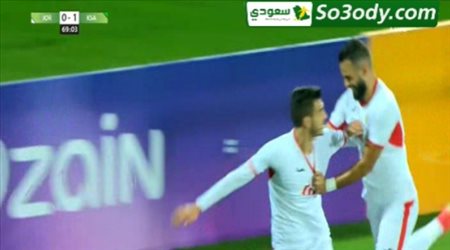 هدف التعادل لمنتخب الأردن في منتخبنا الوطني