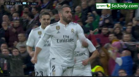 اهداف مباراة .. ريال مدريد 2 - 0 فالنسيا .. الدوري الاسباني