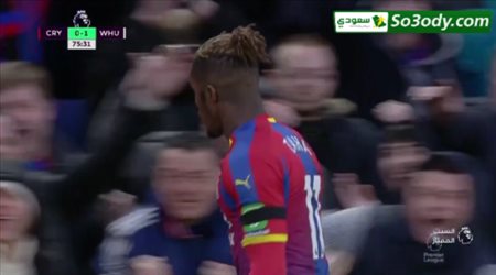 اهداف مباراة .. كريستال بالاس 1 - 1  وست هام   .. الدوري الانجليزي